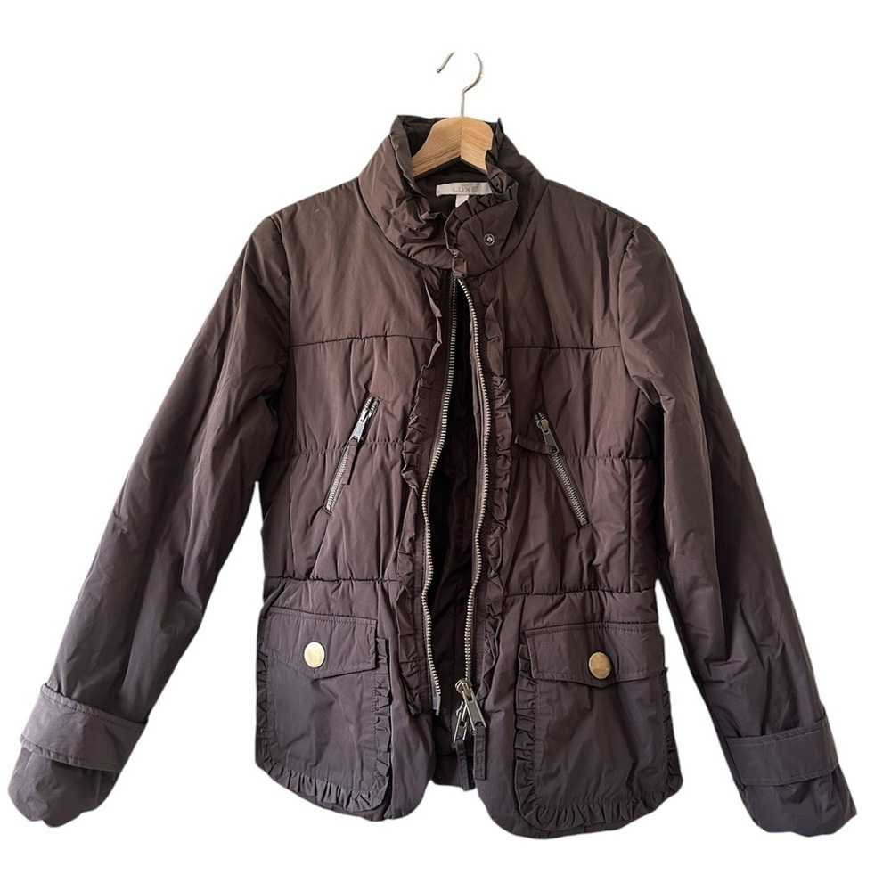 Vintage Cache Luxe Coat Brown Size M Women